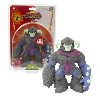 Gormiti Lord Eklos, uittrekbare figuren, tot 3 pagina's, grootte: 14 cm, serie 3, voor kinderen vanaf 4 jaar, GRA45200, waardevolle games