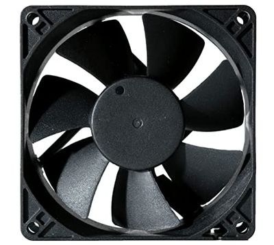 Gelid Solutions Ventilateur industriel 80 mm PWM | Étanche à la poussière et à la poussière | Roue équilibrée de haute qualité et précise | 80 x 80 x 25 | RPM 2000