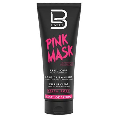 L3VEL3 Pink Mask - Deeply Cleanses and Purifies Skin - Unclogs Pores - Reduces Breakouts - Leaves Skin Soft, Smooth and Clear - Delivers Instant Results - Suitable for Sensitive Skin - 250 ml