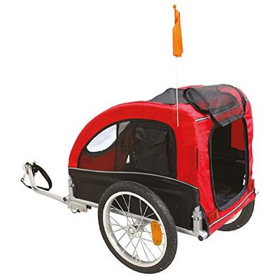 Croci Cargo Bike - Bicycle Trailer and Dog Stroller - Practical Spacious and Comfortable Bicycle Dog Carrier - 128 cm long for dogs weighing up to 40 kg