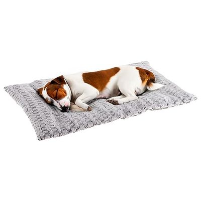 Ferplast Hondenkennel Hondenkussen Middelgroot Hond Double Face Warm Pluche en Katoen 76 x 50 x 5 cm. tortelduif