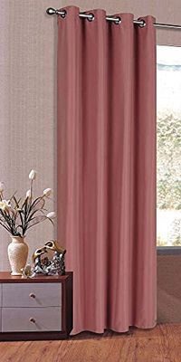 Gardinenbox Tenda oscurante in tinta unita opaca con occhielli. Materiale in microraso micofibra, altezza 175 x 140 cm, rosa antico, 20405