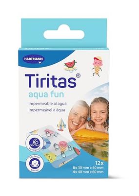 Plasters Aqua Kids Assorted 2 Sizes 12 pcs