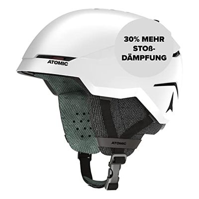 Atomic, Casco da Sci per la Pista, Unisex, Savor, Taglia M (55-59 cm), Bianco, AN5005692M