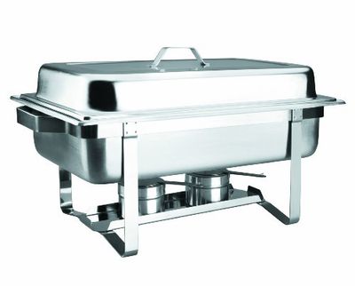 Lacor - 69110 - Chafing Dish Basic Gn 1/1 com tampa Inox 8,5 litros