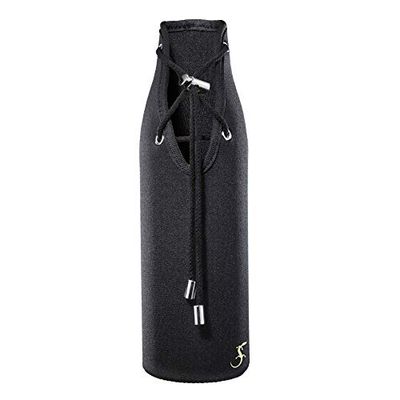 Lurch 240835 Insulated Sleeve Accessory for Stainless Steel Bottle, 0.75 l, Black, Made of Neoprene, Polyester