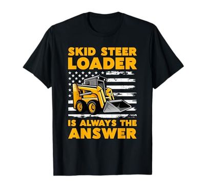 Diseño Entusiasta del Cargador Skid SMotiver Camiseta