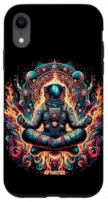 Psychedelic Astronaut Cosmic Deity Case for iPhone XR