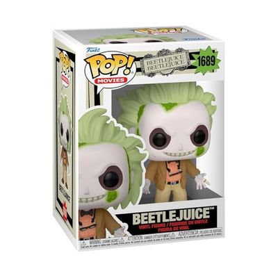 Funko POP! Movies: Beetlejuice Beetlejuice - Beetlejuice - 1/6 Odds för Rare Chase Variant - Samlarobjekt Vinylfigur - Presentidé - Officiell Merchandise - Leksaker för Barn & Vuxna - Skräckfans