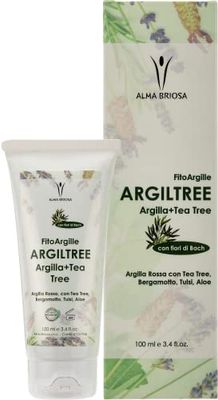 Alma Briosa Fitoargilla Argiltree Maschera a Base di Argilla Rossa e Tea Tree, 100 ml