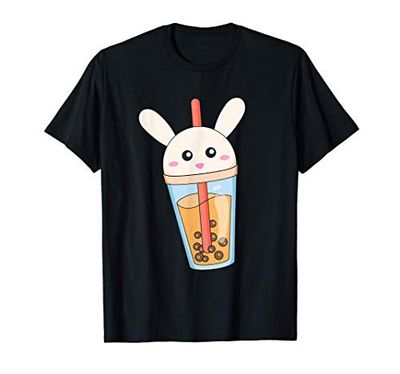 Kawaii lindo conejo té de burbujas, amante del té con leche Camiseta
