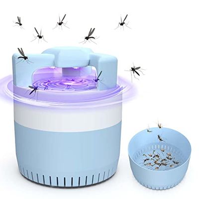 bubbacare Electric Insect Killer, Mosquito Lamp, Electric UV Light, Pest Repeller with USB, 180° Mosquito Killer Light, Mosquito Trap, Pull Flying Insects for Indoor and Outdoor Use