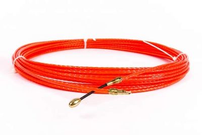 Katimex 102545 3-voudig gedraaide kunststof intrekbanden Kati Twist Ø 4,5 mm 25 M, rood