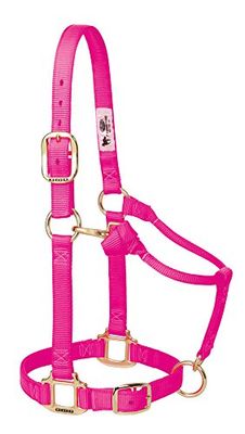 Weaver Leather Originele Verstelbare Nylon Paardenhalter, Groot Paard, Diva Roze