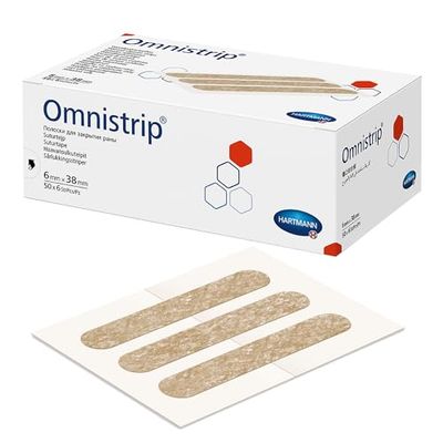 Hartmann Omnistrip - cerotto per chiudere in modo atraumatico piccole ferite e incisioni chirurgiche 6x38 mm, 59301