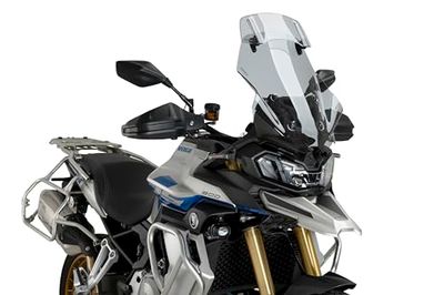 Puig 22318H Bulle Touring avec Visière - Protection et Aérodynamisme Améliorés, Fumé