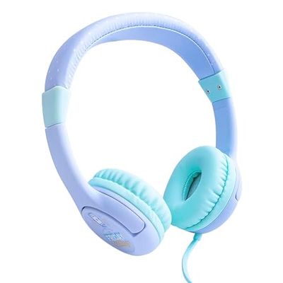 WONDEE Mr. Wonderful - Cuffie per bambini con fascia e limite di volume da 85 dB - Caschi Mr Wonderful Regali per ragazzi e ragazze