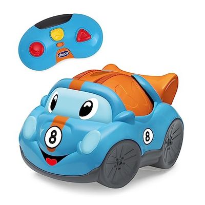 Chicco Turbo Ball Coupé RC, Voiture Télécommandée, Télécommande Infrarouge, 3 Boutons Directionnels Interactifs, Plus De 20 Sons Et Mélodies, Jouet Adapté Aux Enfants De 18 Mois À 4 Ans.