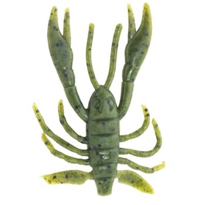 Berkley Gulp, Saltwater Crabby; Realistiskt krabbbete i mjukplast för saltvattensfiske infunderat, Doft; Mångsidig riggning för kust och båt; Naturlig fritt fall-aktion, 5cm, vattenmelon