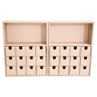 Artemio Meuble Rangement 24 Tiroirs 29X20X37 cm