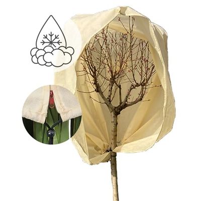 NOOR Premium winterbeschermingskap XL 180 x 120 cm met ritssluiting en trekkoord - vorstbeschermingshoes voor planten - winterbescherming voor planten overwintering