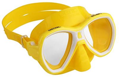 SEAC Elba MD Masque de plongée en Silicone Jaune M