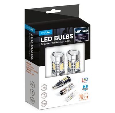 Simply S38021WLED 380 21LED WHITE BOXED High Performance and Maximum Visility, Provide Drivers with more time to React to Changes in Traffic Situations