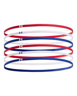 Under Armour W MINI ELASTIC 6PK - Röd/Vit - OSFM