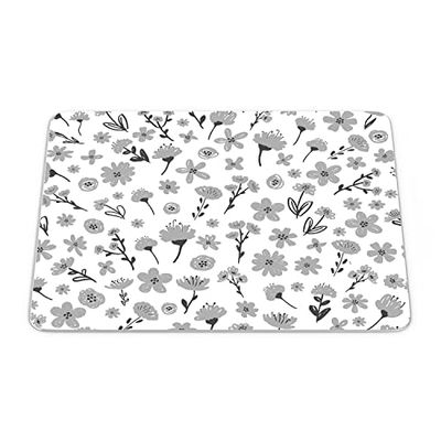 Bonamaison, Alfombrilla de ratón Rectangular con impresión Digital, Antideslizante, para Oficina y hogar, tamaño: 22 x 18 cm