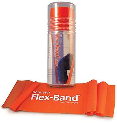 STOTT PILATES Non-Latex Flex-Band Light Strength (Orange), 6 foot 5 inch / 198 cm