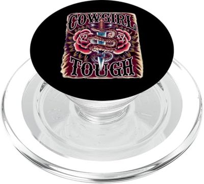 Cowgirl Tough Fearless Country Concert Outfits para mujer PopSockets PopGrip para MagSafe