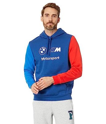 PUMA BMW M Motorsport Essentials Fleece Hoodie Sudadera, Pro Blue-m Color, XXL para Hombre