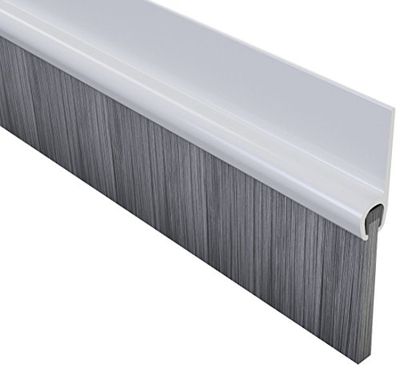 STORMGUARD 02SR6641000W 1 m Self Adhesive BDS Bottom of The Door Brush Seal-White 1M