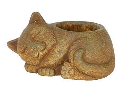 Classic Home and Garden 260010P-433 Kattenplantenbak, klein, roest