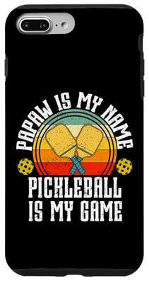 Papaw is My Name Pickleball is My Game Grandpa Pickleball Case for iPhone 7 Plus/8 Plus