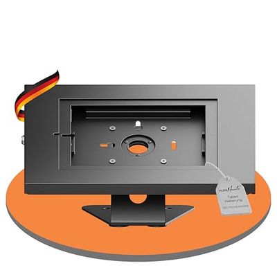 conecto Tablethouder, met afsluitbare stalen behuizing voor Tab A 10,1 (2019)/Tab A7/S6 Lite 10,4/10,5 inch/11 en iPad 5/6/7/8/9/iPad Air 9,7 inch/10,5 inch/10,9 inch/iPad Air 9,7 inch/10,5 inch/11,