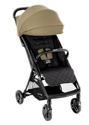 GRACO - Myavo Lättviktsvagn med snabbförslutning och regnskydd - 0-22 kg, från födsel till cirka 4 år, Clover