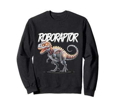 Robot Dinosaur T-Rex Robotic Engineering Dino Funny Robotics Sweatshirt