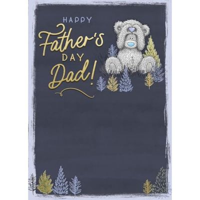 Me To You Bear Carte de fête des pères en forme de cœur avec inscription Dad Making
