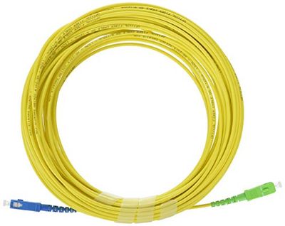 bematik – cavo di fibra ottica SC/PC A SC/APC Simplex in 9/125 di 15 m OS2 (fl017)
