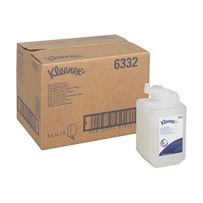 Kleenex, 6332, hår och kropp duschgel, 1 liter, vit, 1 x 1 l kassett