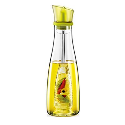 Tescoma Bouteille d'huile en Verre Vert/Transparent 8.1 x 8.1 x 20,5 cm