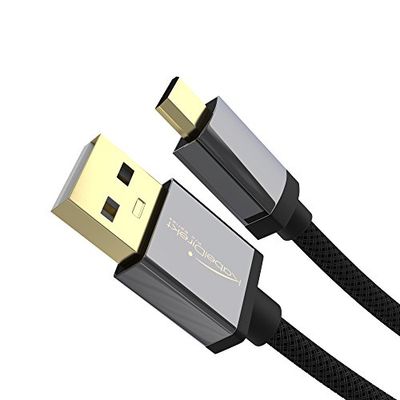 KabelDirekt – 0,5m Cable Micro-USB (USB 2.0, Conector USB-A al Conector Micro-B, Sincronización y Carga, Nylon)