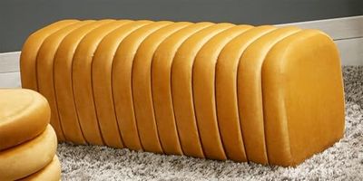 Terciopelo Aiko Mostaza 105 cm 105 x 36 x 37 cm