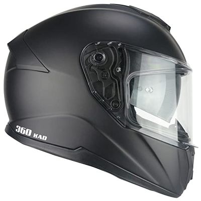 CGM Casco full face, 360A KAD MONO Nero opaco, XXL (63-64cm)