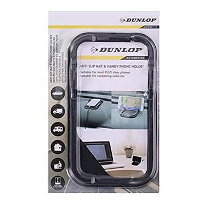Dunlop Tapis antidérapant pour Tableau de Bord, Support de téléphone Portable, étagère à Lunettes 18,5 x 10 cm