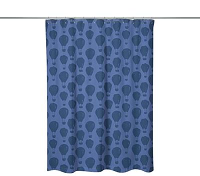 Bonamaison Digitally Printed Shower Curtain, 1 Piece 150x200 Cm - Designed And Manufactured in Turkey