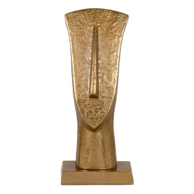 Figura dekoracyjna 12 x 11 x 30 cm Złoty