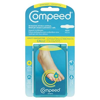 COMPEED Cerotti Callifughi Idratanti a lunga durata - Per calli. Studiati per combattere i calli sul nascere, 6 Cerotti