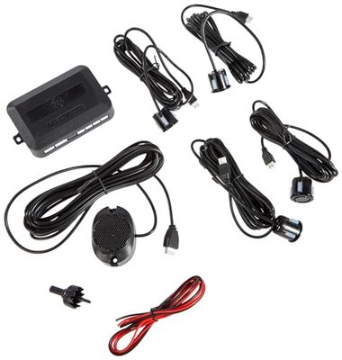 M-Tech cp17b Aide au stationnement 4 capteurs avec Haut-Parleur Noir